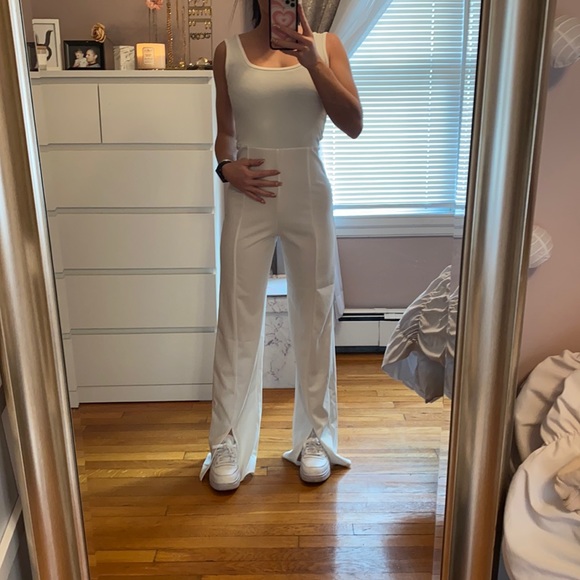 NWT Boohoo Front Slit Jumpsuit - Picture 1 of 3